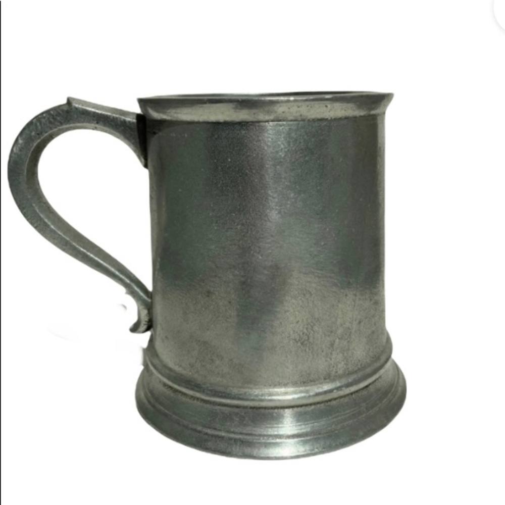 LIBERTY CRAFT Vintage Pewter Tankard Mug 5" Tall